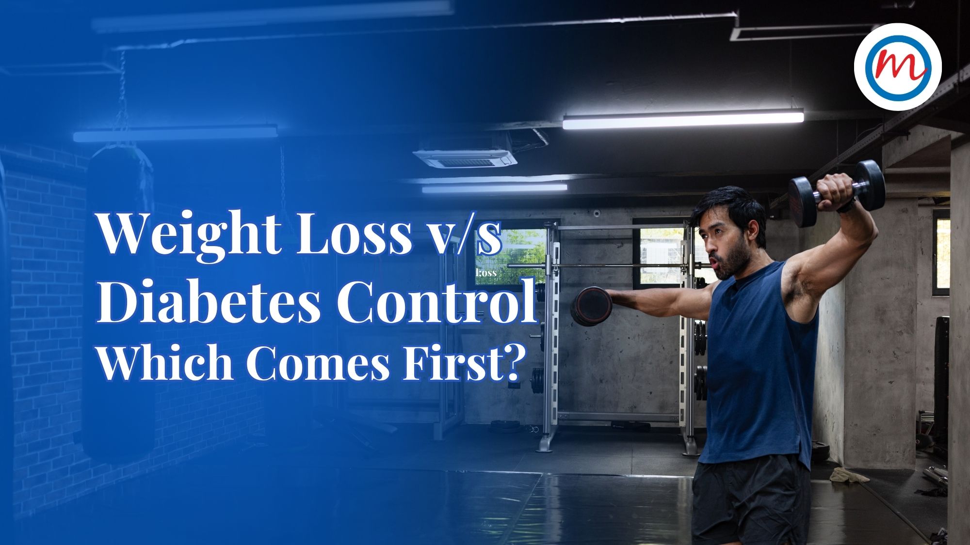 weight loss vs diabetes control concept